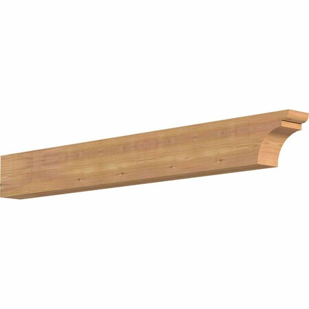 Ekena Millwork Yorktown Smooth Rafter Tail, Western Red Cedar, 3 1/2"W x 6"H x 48"L RFT04X06X48YOR00SWR